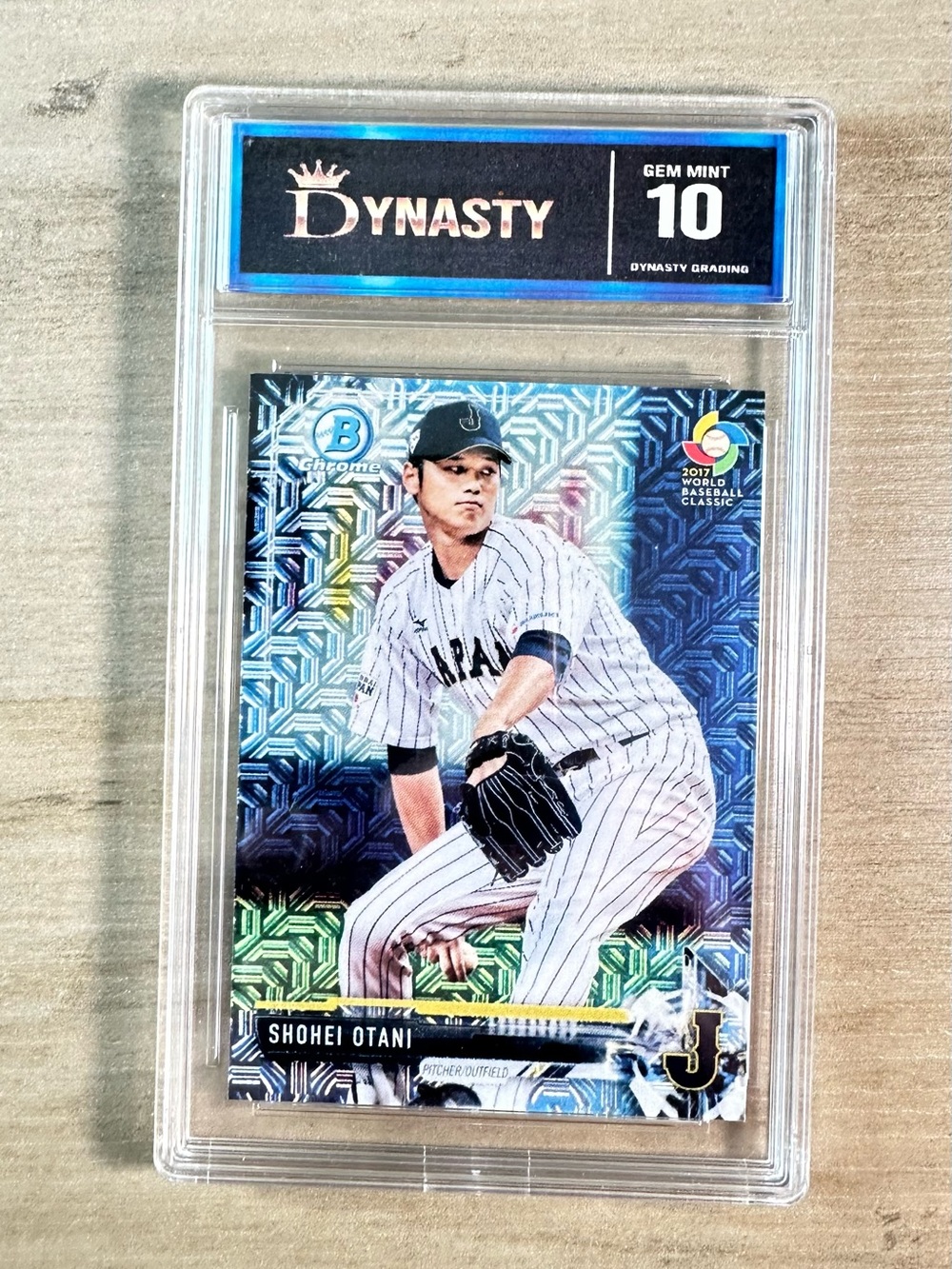 Shohei Ohtani Japanese Rookie 2017 Gem Mint 10 Mega Box Prospects Novelty Card